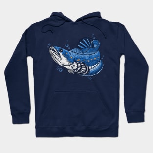 Aquatic Elegance: The Enigmatic Snakehead Fish Hoodie